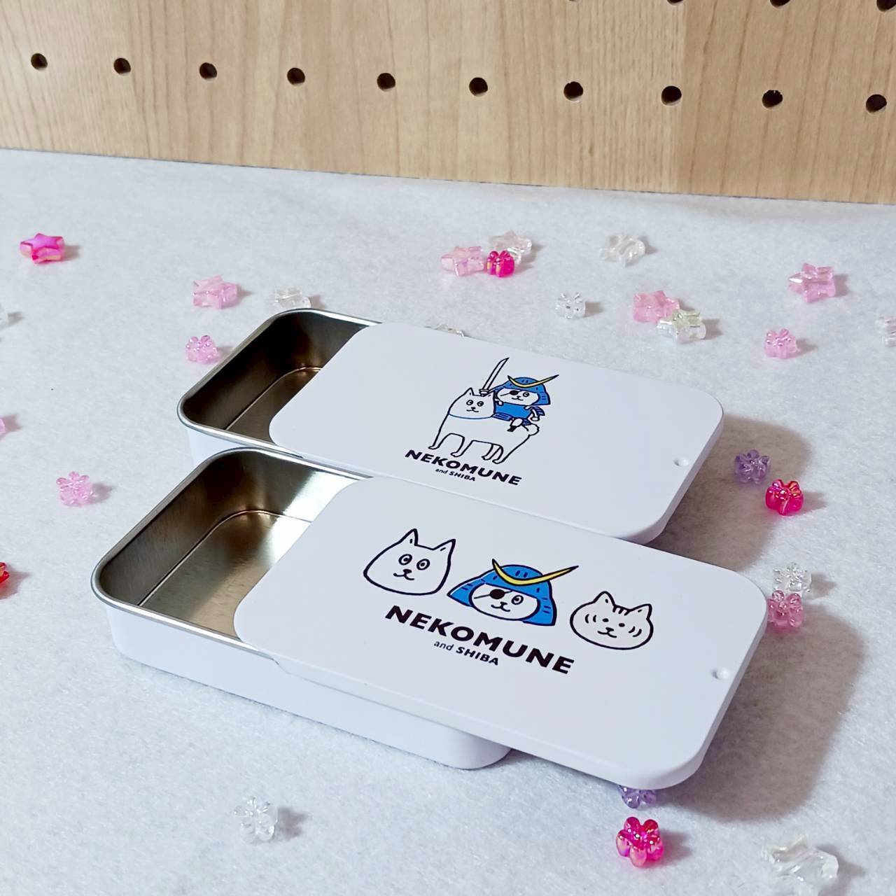 ネコムネandシバ スライド缶 | TORCH-Online Shop-