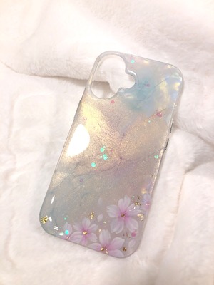 ☀️昼の部☀️【iPhoneケース】春霞（はるがすみ）桜