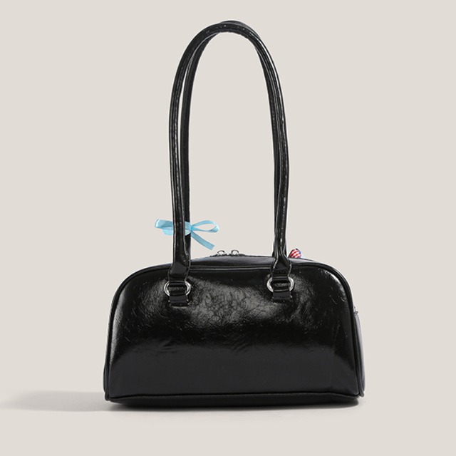 ribbon charm bowling bag　リボンチャームボーリングバッグ　J1175