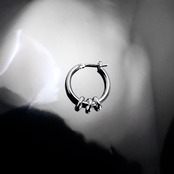 THIN HOOP [LARGE] with OVAL / シンフープ L ウィズ オーバル