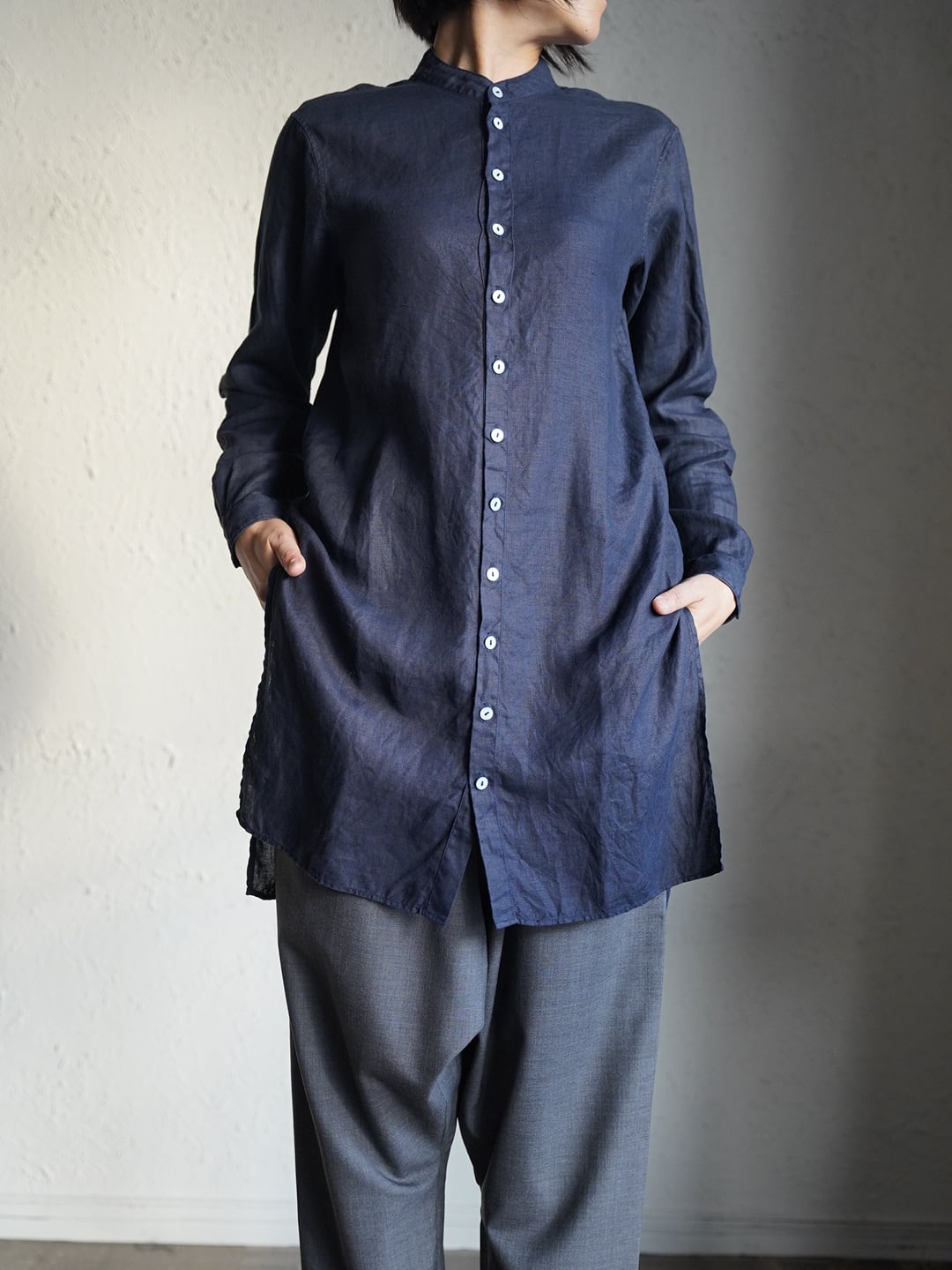 MITTAN シャツ MITTAN SH-92 大麻繊維ロングシャツ | monday mama market