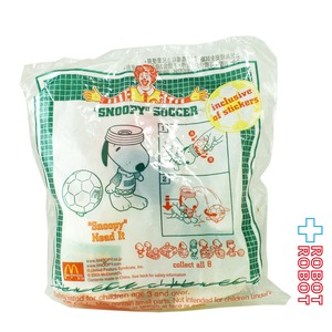 マクドナルド ピーナッツ スヌーピー サッカー ミラクルエース ミールトイ 2006 未開封