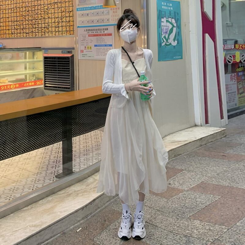 ドレス サマーロングスカート 夏物 試着室6142557322