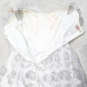 パーティドレス ワンピース ドレス 演奏会 発表会 前撮り 撮影 ダンス パーティ Mamin マーミン ホワイト系 シルバー系 発表会ドレス カラオケドレス フォーマルドレス 女性ドレス 華やか おしゃれ おすすめ 結婚式 二次会 コスチューム ステージ衣装