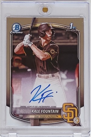 Kale Fountain | San Diego Padres| 2025 Bowman Chrome Autograph |Ungraded