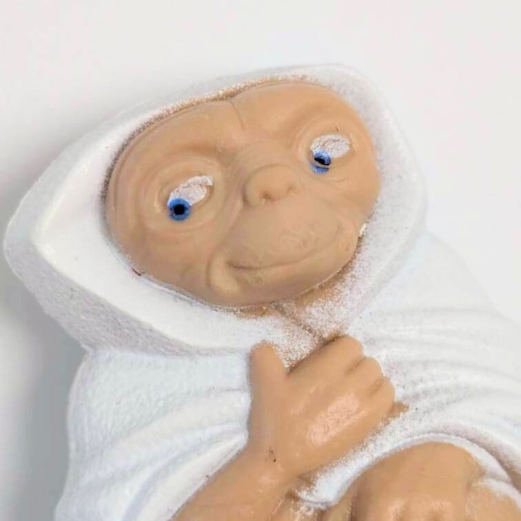 ☆ VINTAGE 1982☆【 E.T. ( イーティー ) 】【B】  PVCフィギュア / シーツ〚アメリカン雑貨 アメトイ〛