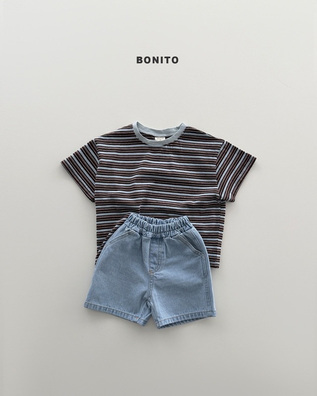 《予約》BONITO ¨ uni stripe color T ¨ 26summer