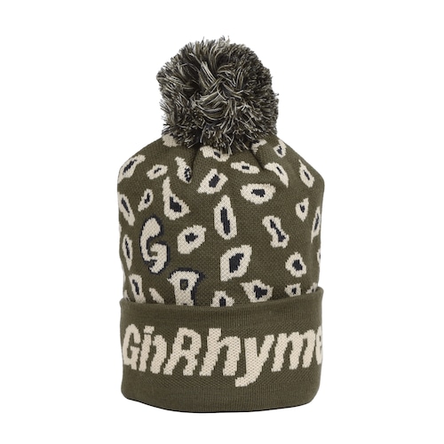 GINRHYMES/"BON BON" BEANIE/KHAKI GINRHYMES/"BON BON" BEANIE/KHAKI