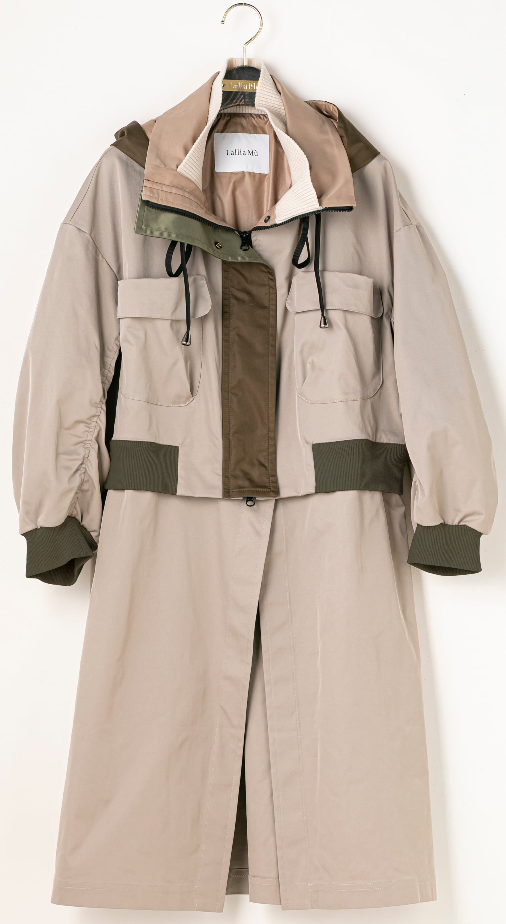 ★新作★ Lallia M'u (ラリア/ムー) セパレートブルゾンコート【2513121 】