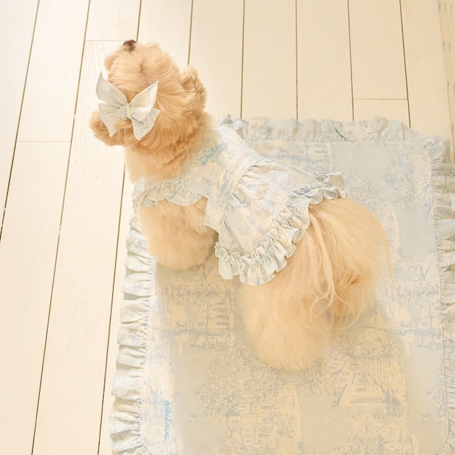 【予約】[kiki&nini] toile de joy overall dress (baby blue)
