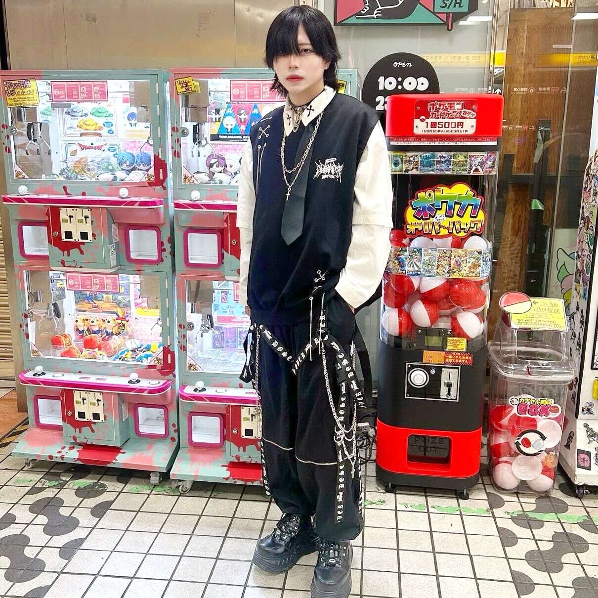 ⭐︎ゆうさん専用⭐︎ HYDROGEN スカルプリント ウェア上下セット お得なセットアイテム】サブカルシャツ＋ベスト | VOLCAN&APHRODITE