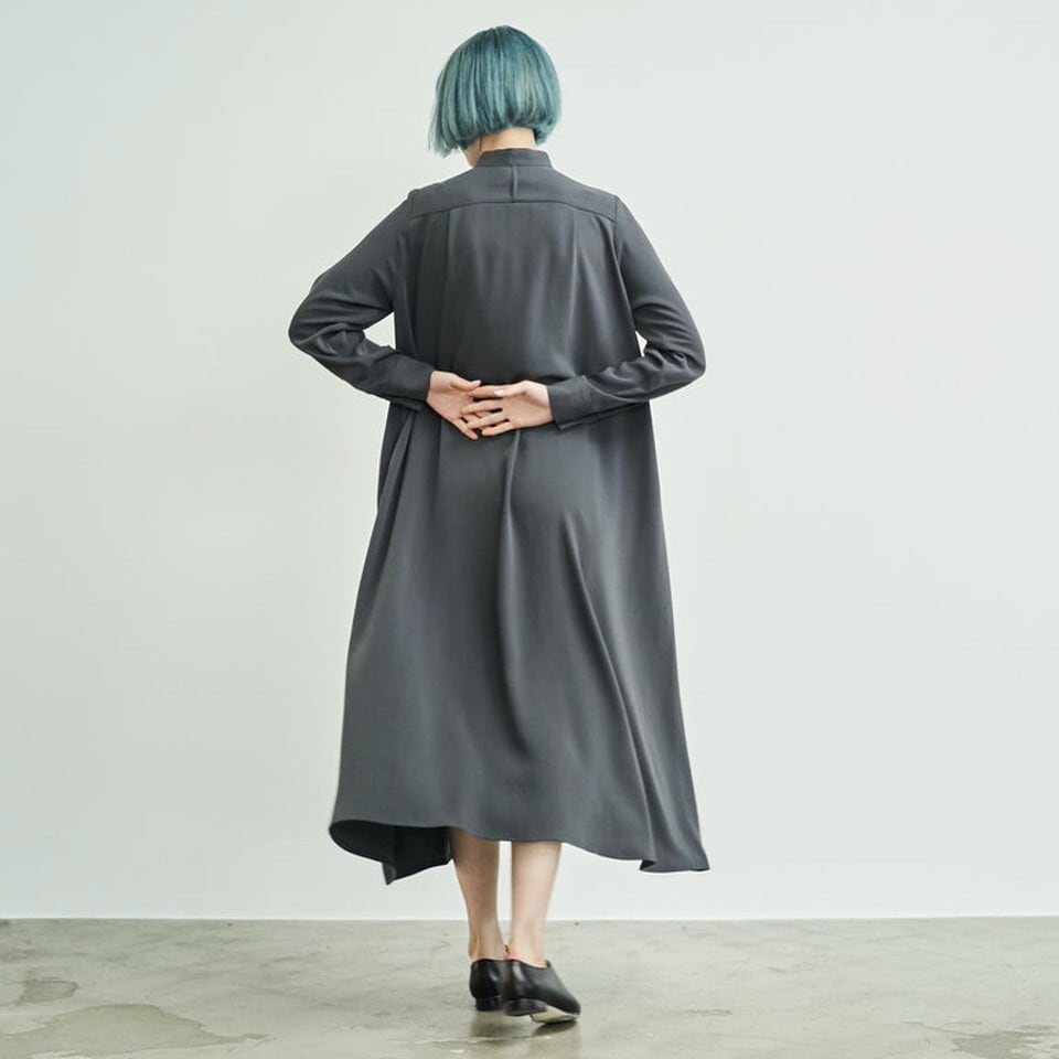 Graphpaper/グラフペーパー・ Satin Band Collar Dress