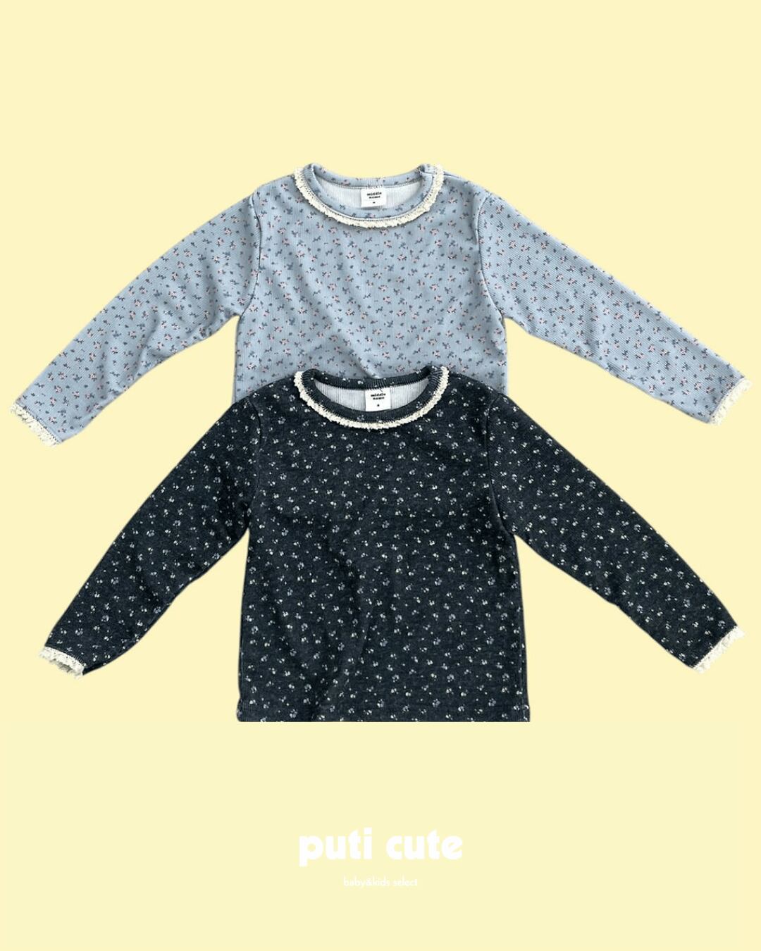 90-140 ꒰ 予約 ꒱ Flower lace T / middle name ⸝⋆