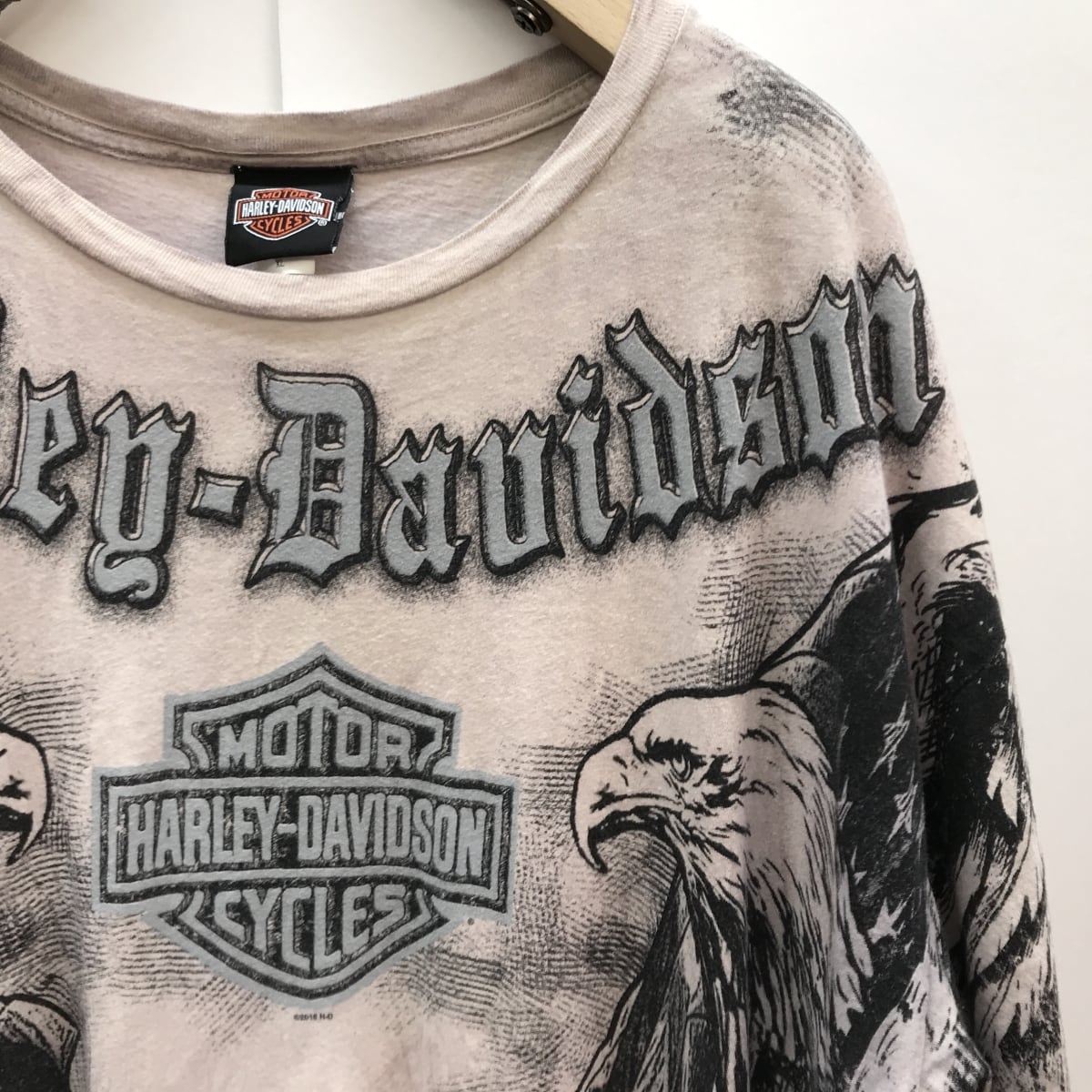 Harley-Davidson タイダイ染め ビッグプリント Tシャツ