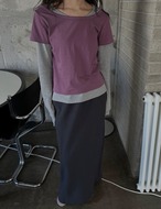 【新作5％OFF・3日間】Tulip Sweat Skirt_3colors
