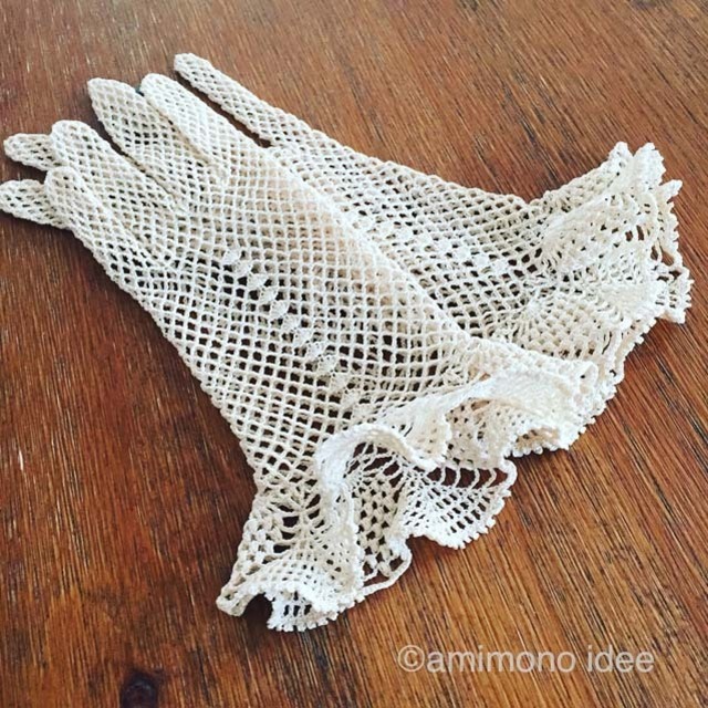 Lace gloves January 受注販売