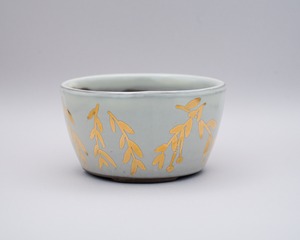 KINSAI POT / 金彩絵付鉢 (一点物)