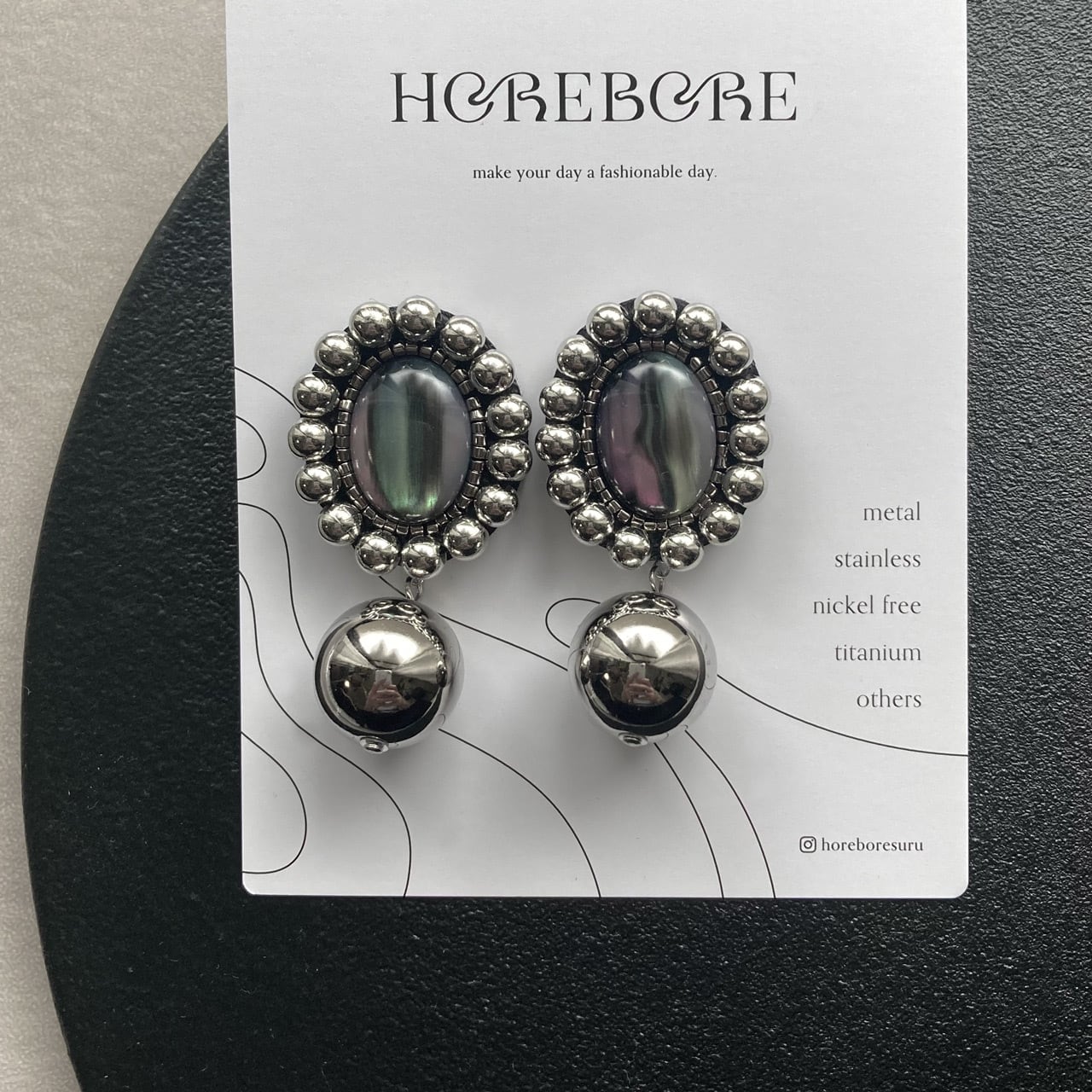 oval big ball (black shell)