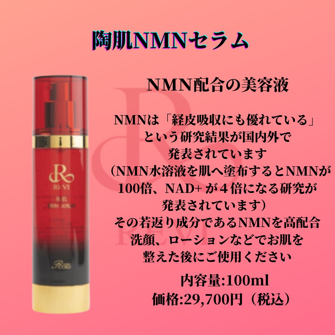 REVI ルヴィ 陶肌NMNセラム 100ml ¥29,700 - pakalanainn.com