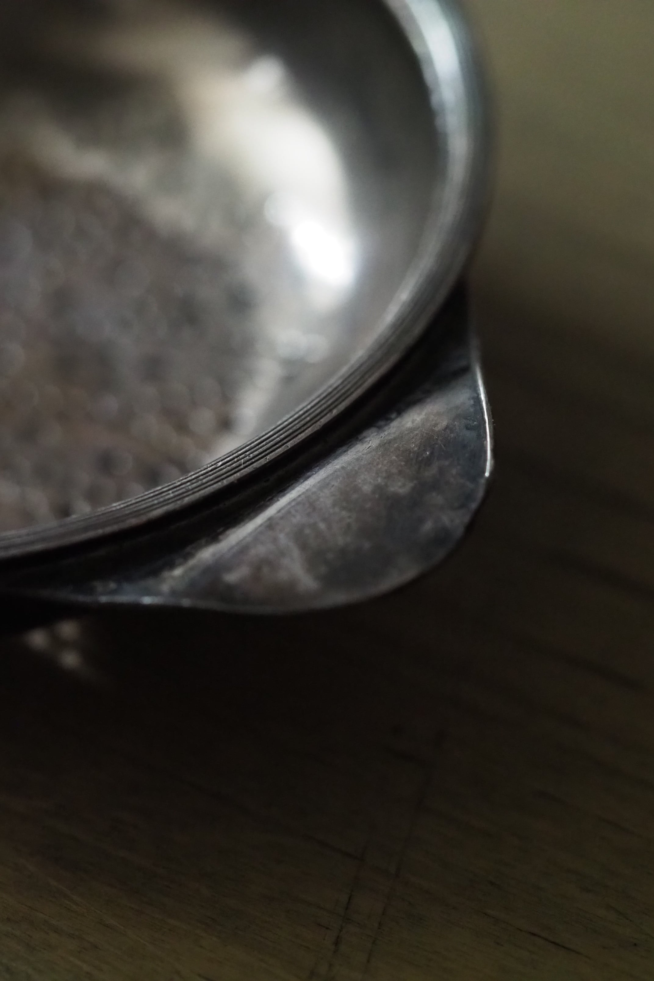 花型透かしのティーストレーナー-antique tea strainer | アンティーク