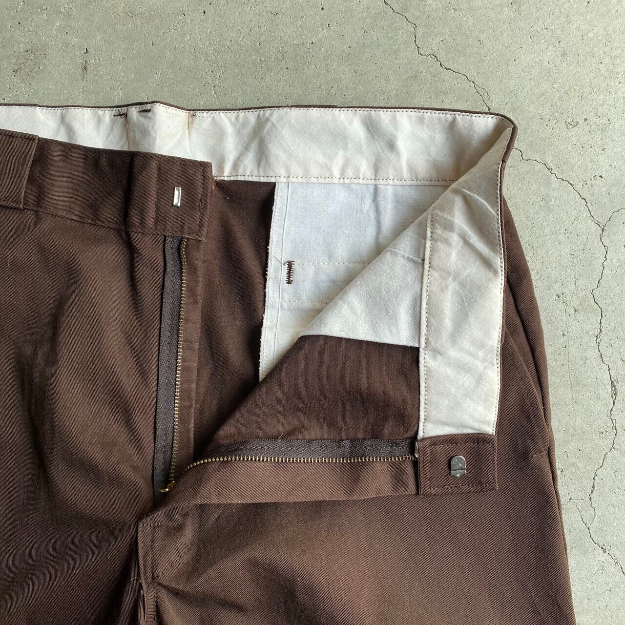 90年代 USA製 Dickies ディッキーズ TALONジップ ワークパンツ メンズ