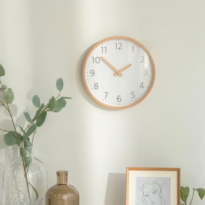 natural simple wall clock / ウッド シンプル 壁掛け時計 置き時計 韓国 北欧 雑貨