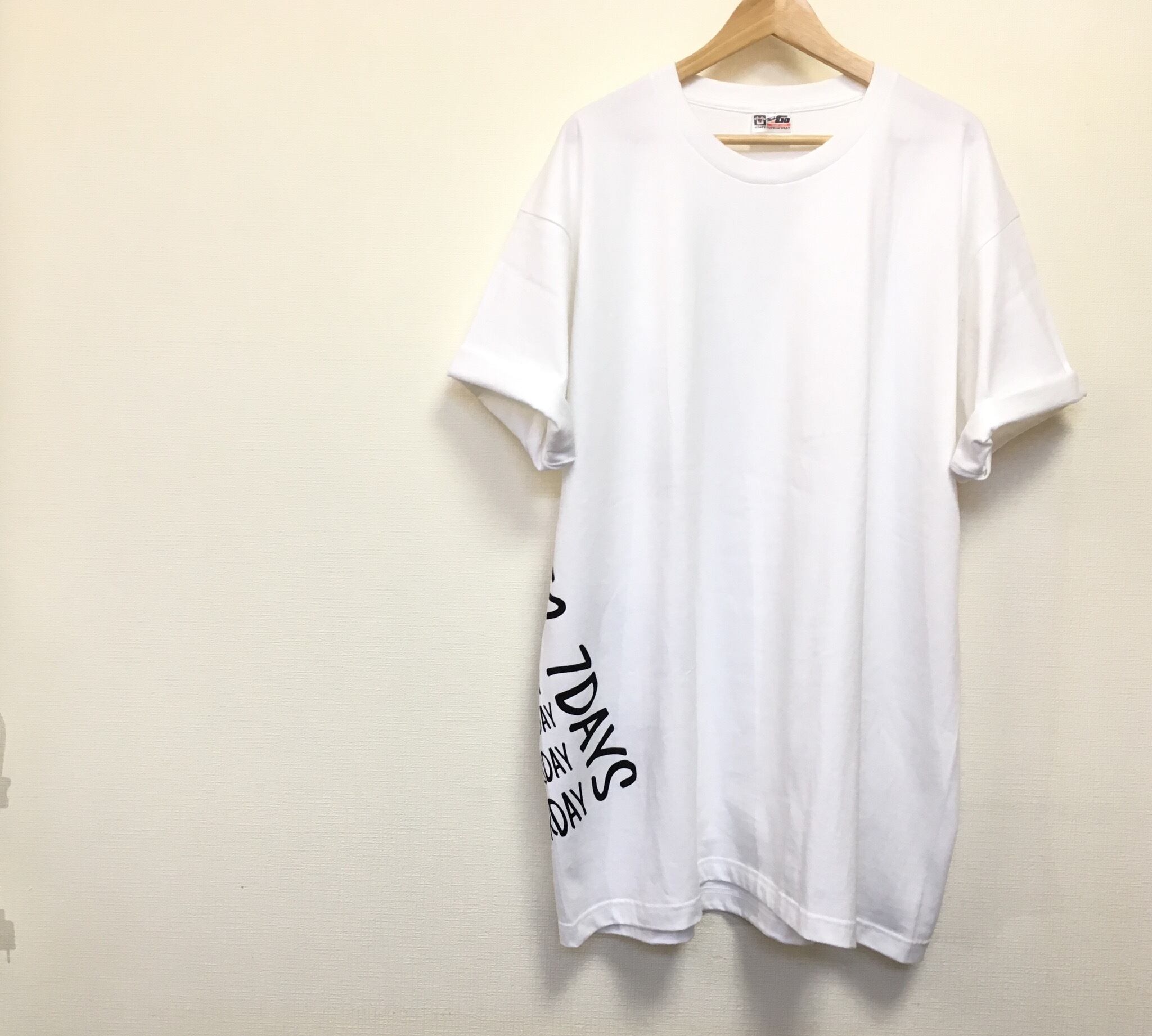 メンズ5xl 着ると可愛い 超ビッグｔシャツ ホワイト ユニセックス Tシャツ パーカーブランド 24 7graphics