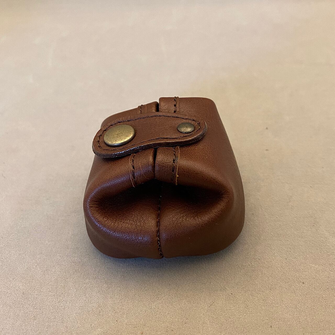 サイコロポーチ（焦げ茶）No.03009-01 | Atelier LeatherN - レザー