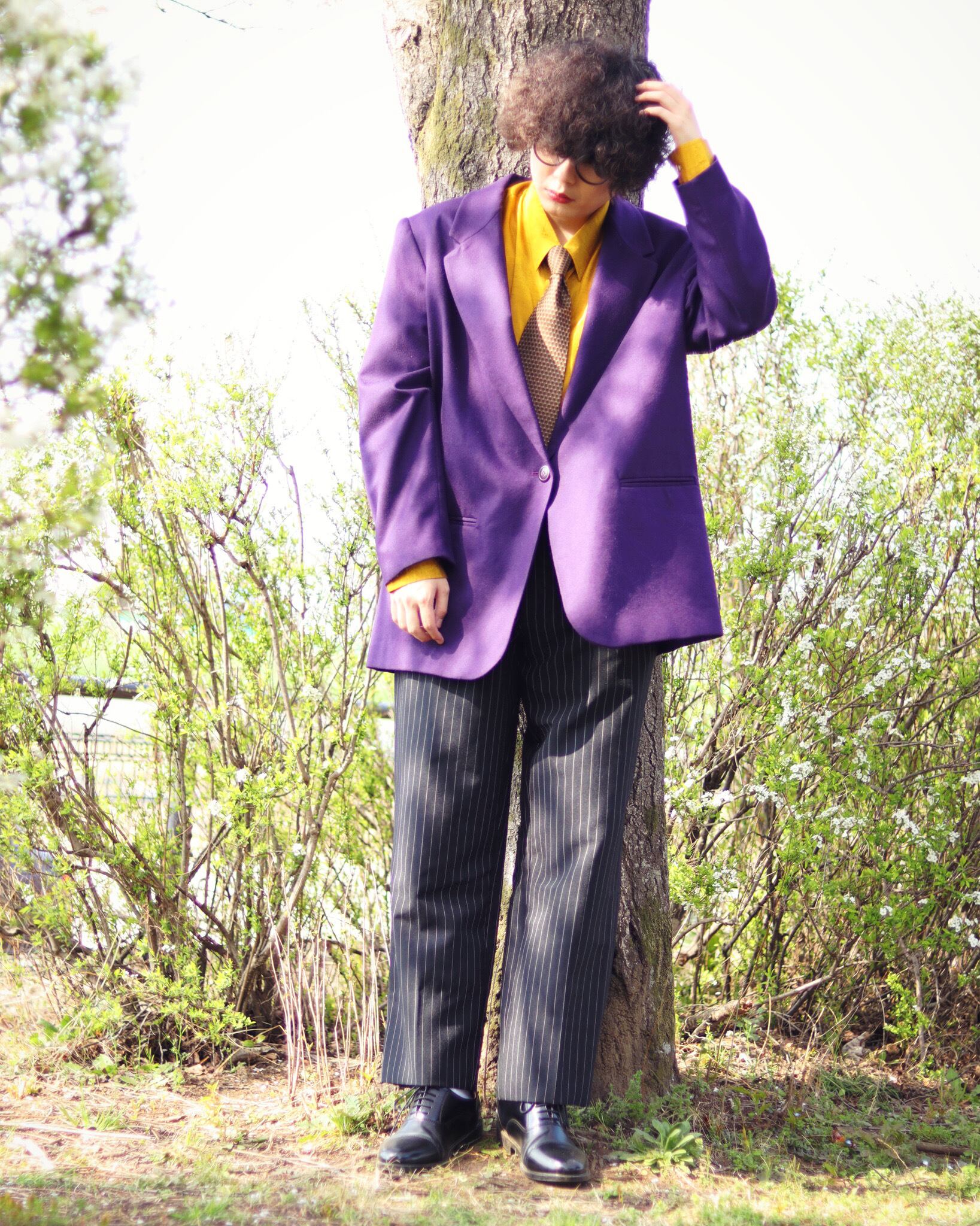 dress shirt & necktie【set】YouTube着用