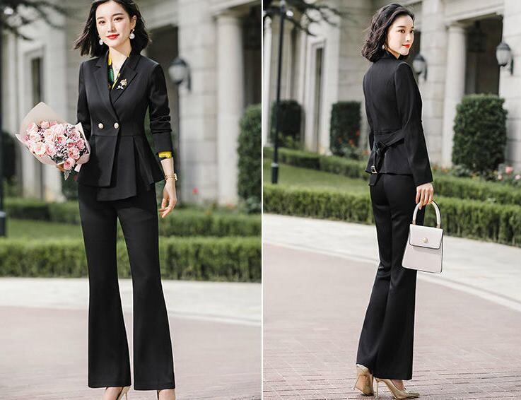 送料無料】パンツスーツ 卒園式 セットアップ 大きいサイズ 2点セット