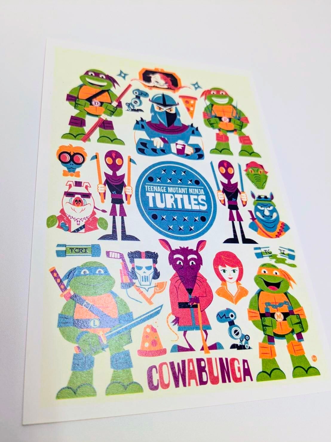 【Teenage Mutant Ninja Turtles （ティーンエイジ・ミュータント・ニンジャ・タートルズ）】 POST CARD ポストカード〚アメリカン雑貨 アメトイ〛