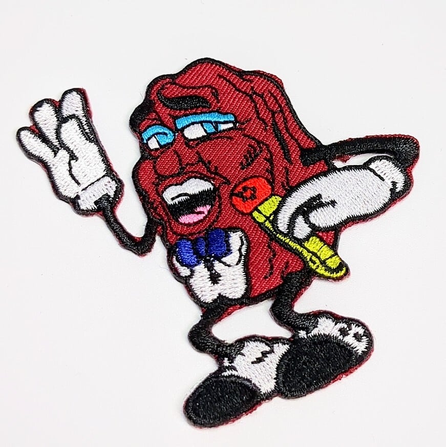 送料無料！ ★刺繍アイロンワッペン★【California Raisins（カリフォルニアレーズン）】〚アメリカン雑貨 アメトイ〛
