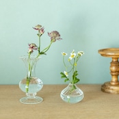 【wells.】Glass flower vase (L)