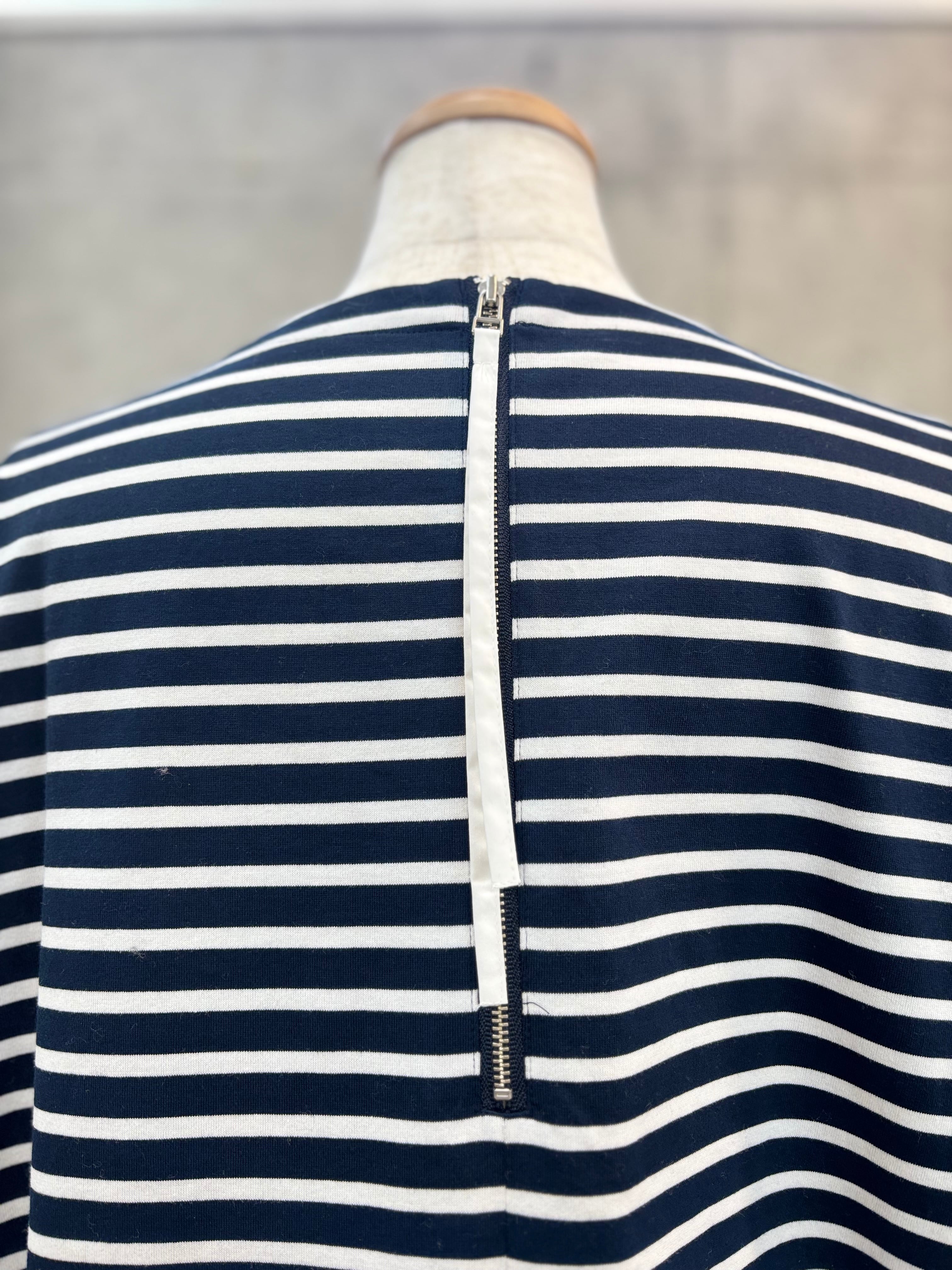 送料無料】CLOCHE(クロッシェ) 袖カフスボーダープルオーバ カットソー
