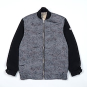 【BJK-M0026】Msize再構築リバーシブル着物ボンバー KIMONO REVERSIBLE BOMBER JACKET