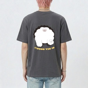 【クリマ先行販売！】POP OUT HOOO T-shirt  突き抜け！とびだせ！Hoooさん　プリント T シャツ ユニセックス