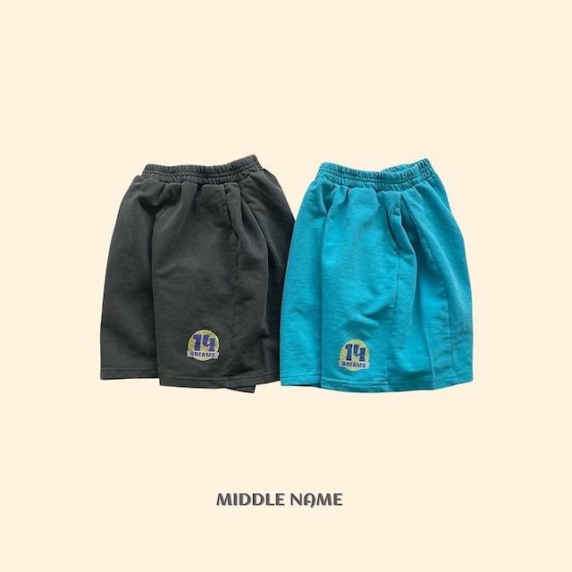 【取寄】middle name｜pigment side line pants｜ピグメントサイドラインパンツ｜S-JM｜kids&jr｜26 summer