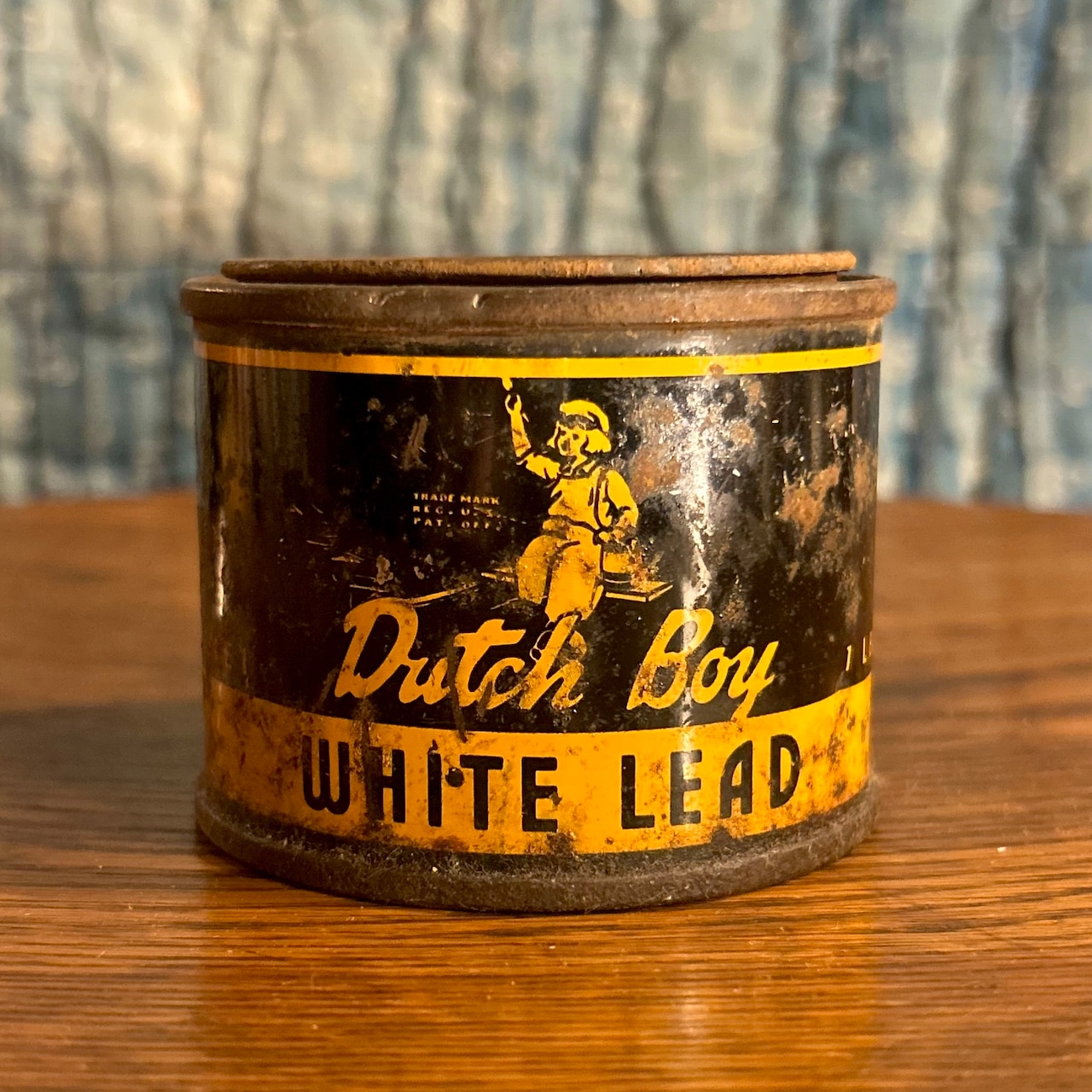 1930s–1940s ダッチボーイ ホワイトリード ヴィンテージ ペイント缶 DUTCH BOY WHITE LEAD Vintage Paint Tin T-693
