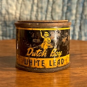 1930s–1940s ダッチボーイ ホワイトリード ヴィンテージ ペイント缶 DUTCH BOY WHITE LEAD Vintage Paint Tin T-693