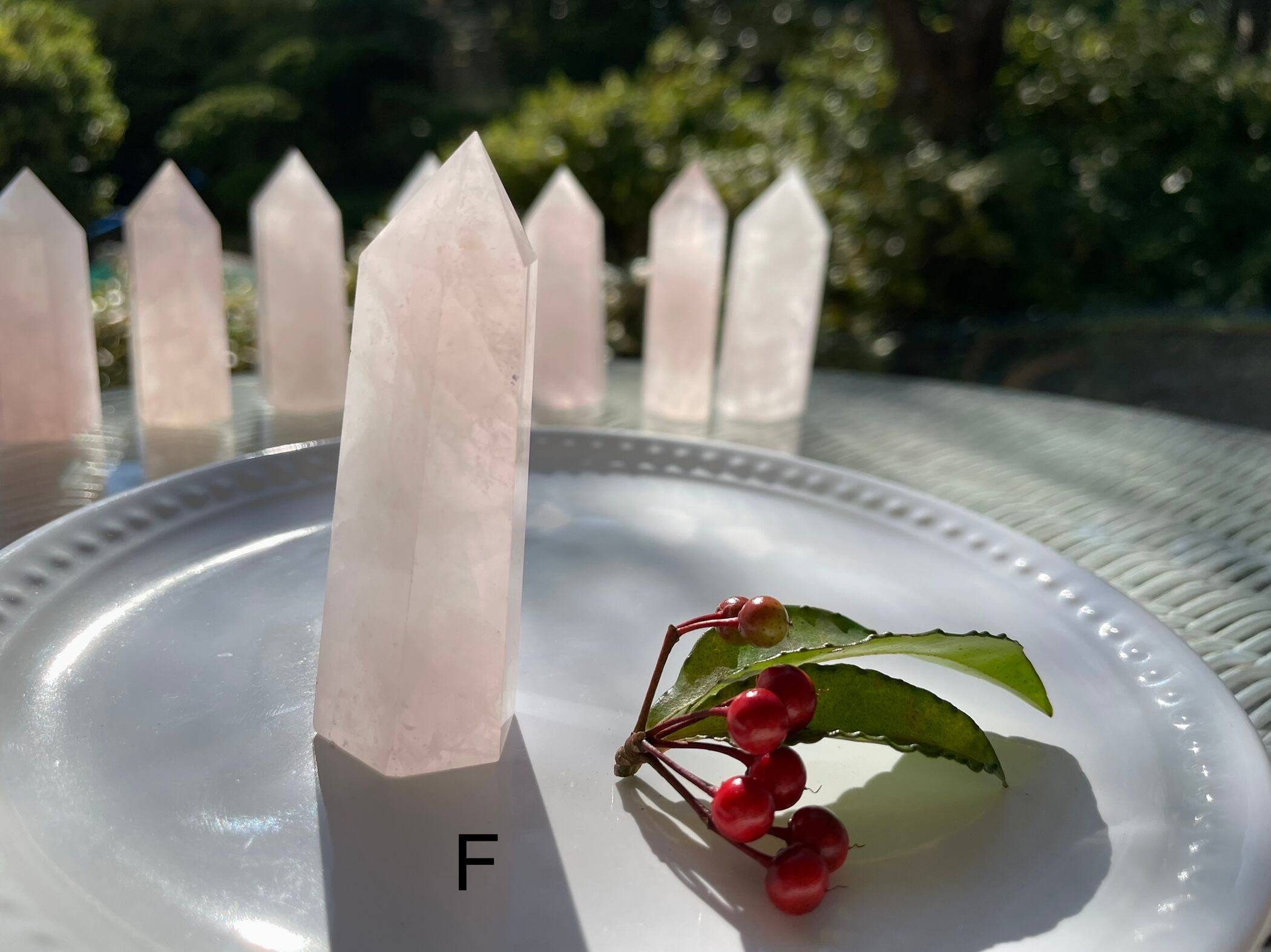 Rose quartz pencil / ローズクォーツペンシル