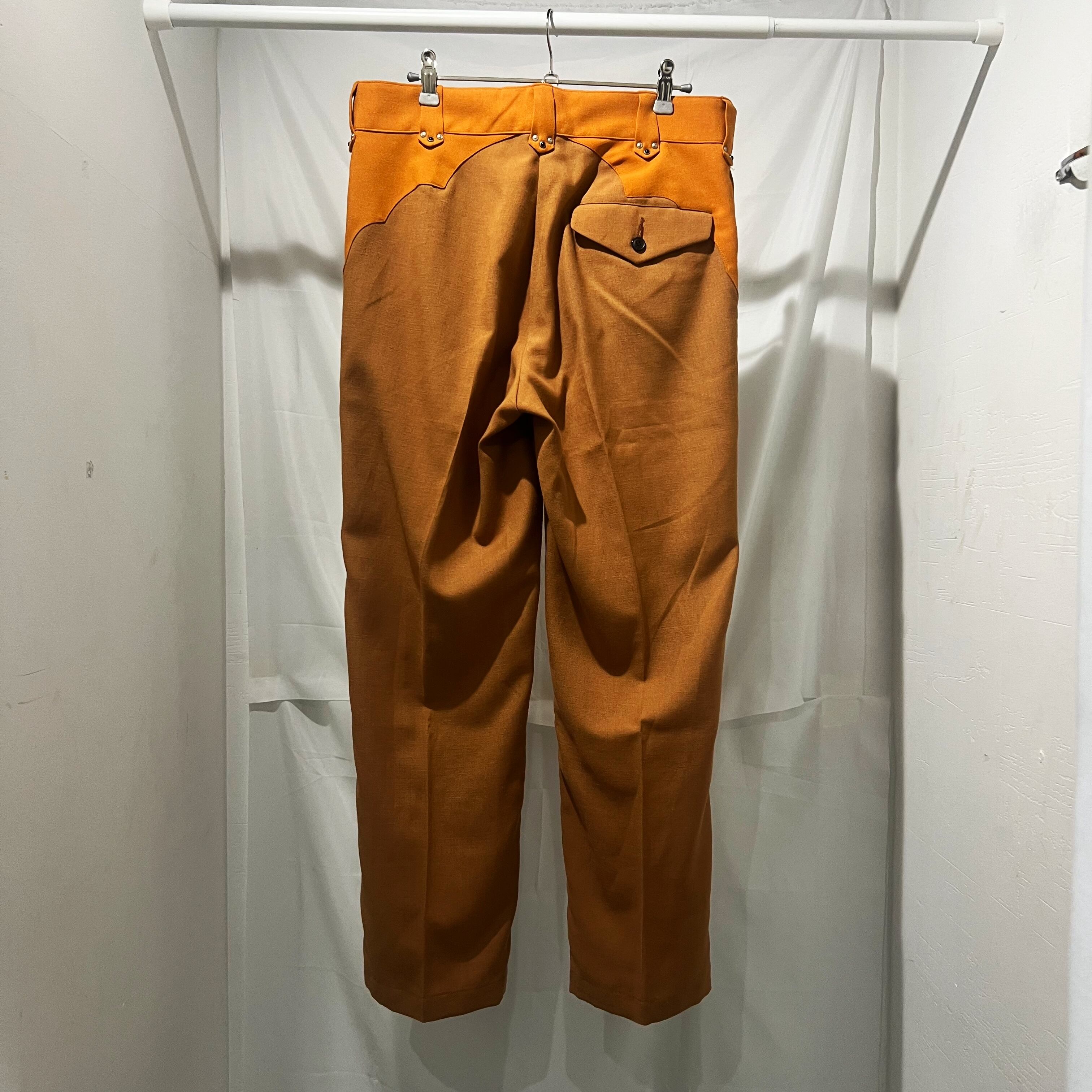 TOGA VIRILIS トーガビリリース 21SS ウエスタンパンツ キャメル