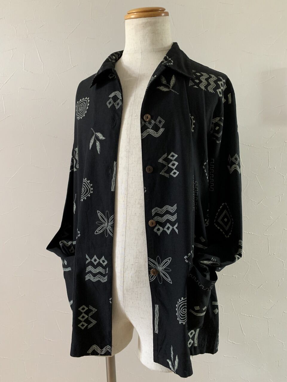 1990's Silk Shirt Jacket