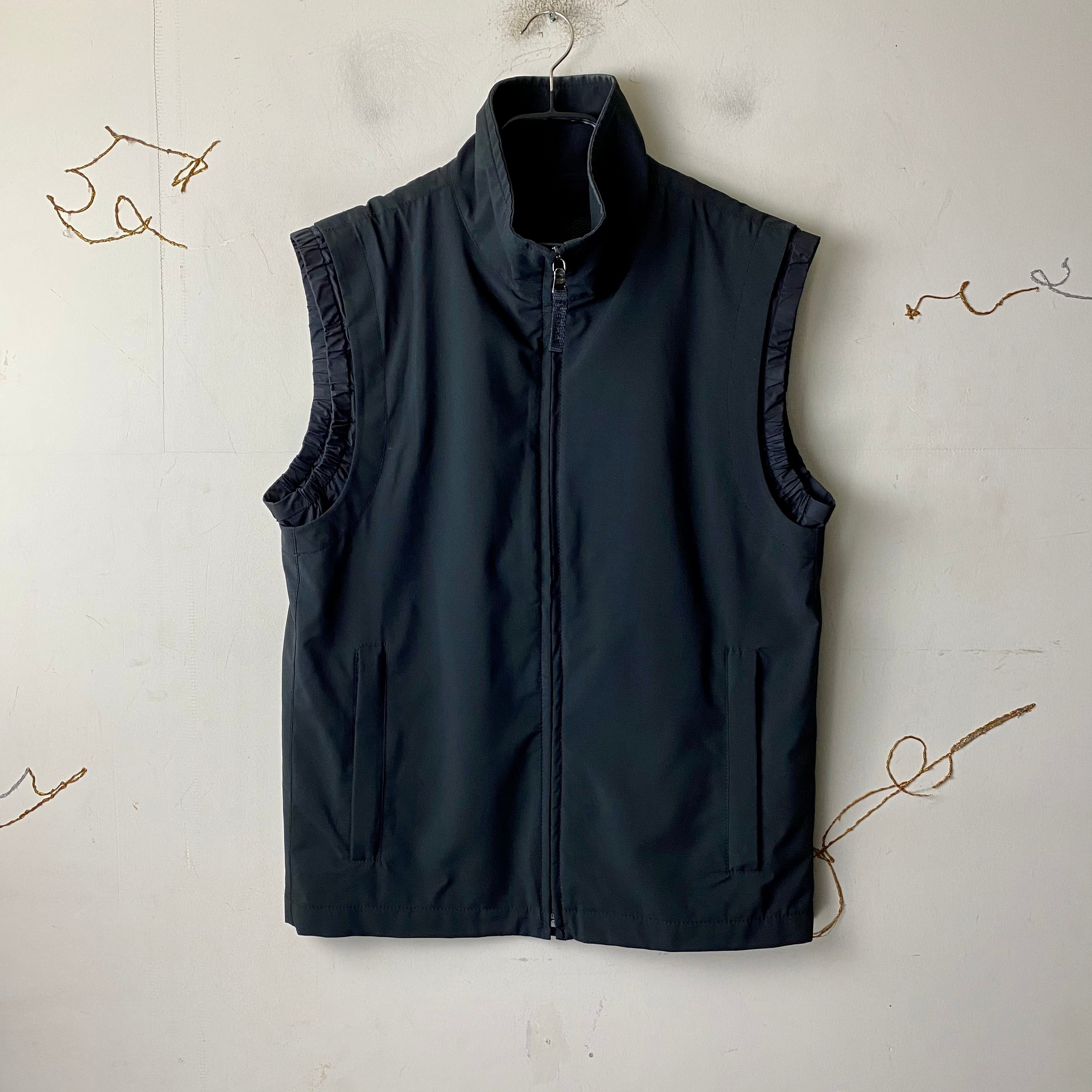 PRADA SPORT black nylon vest | NOIR ONLINE