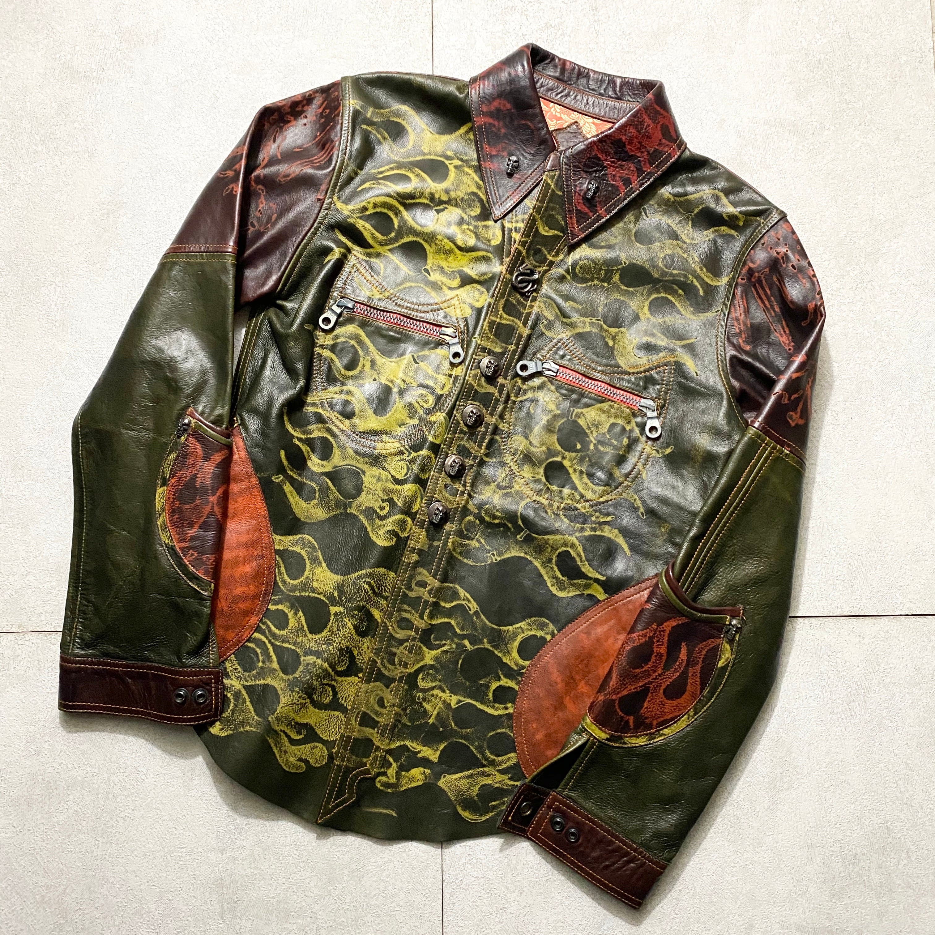 SKKIN U.S.A. craft leather jacket | NOIR ONLINE
