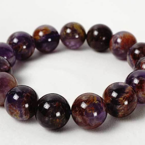 ガーデンアメジスト ブレスレット 14mm ランダム発送 メール便送料無料 [M便 1/10] 711-358