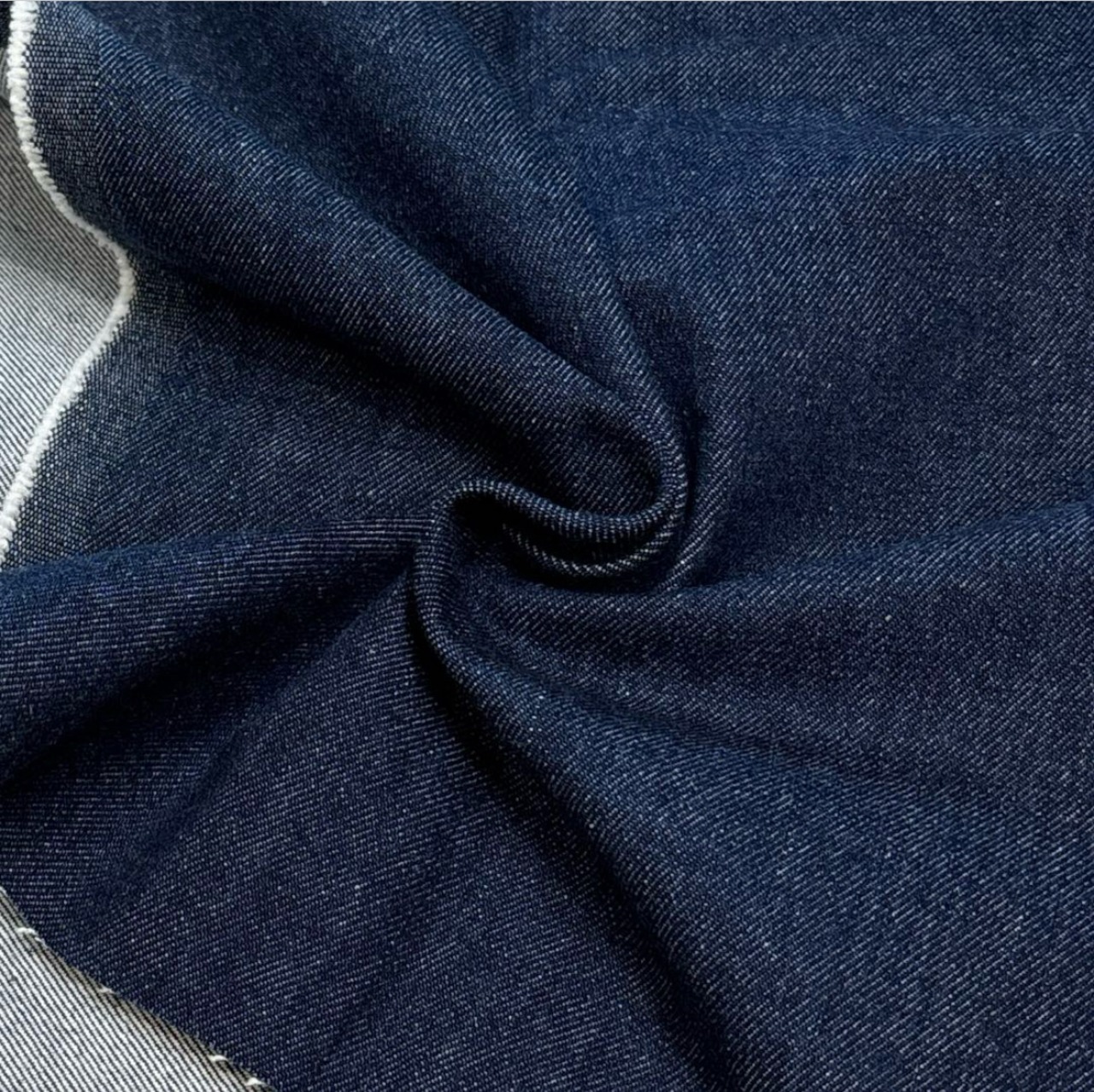 ★TB674◆1m◆倉敷児島バイオヴィンテージブリーチデニム生地◆オリジナル◆約11オンス