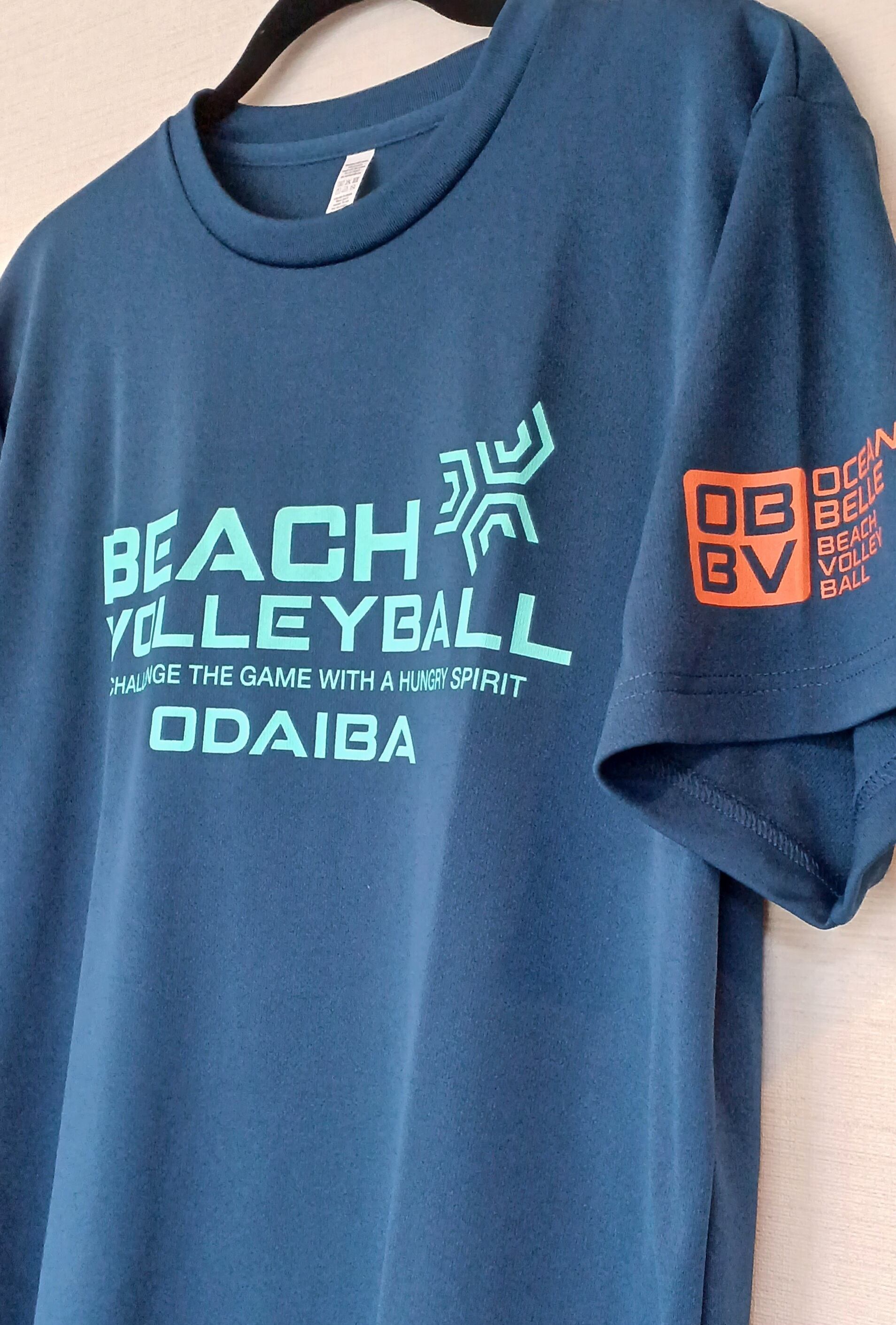 ドライTシャツ ODAIBA BeachVolley×OCEANBELLE(インディゴー×ミント