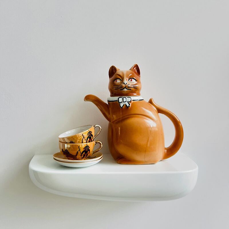 レア　ヴィンテージ　ゴシック　コロニアル　トラッド　デザイン　ウッド　ミラー コーニッシュ ホワイトミディアム［ ヴィトラ ］ | REAL Style online shop