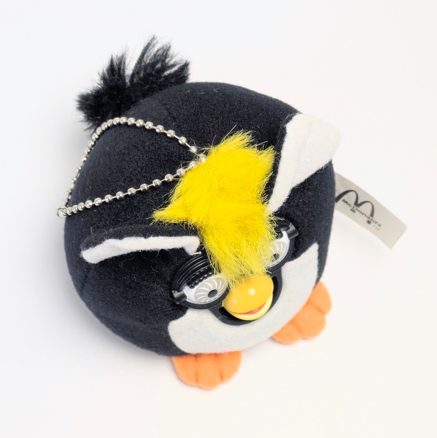 ☆ VINTAGE2000 ☆【 McDonald's × Furby ( ファービー )】 マクドナルドミールトイ / 2000年製 / ボールチェーン ぬいぐるみ キーホルダー 〚アメリカン雑貨 アメトイ〛