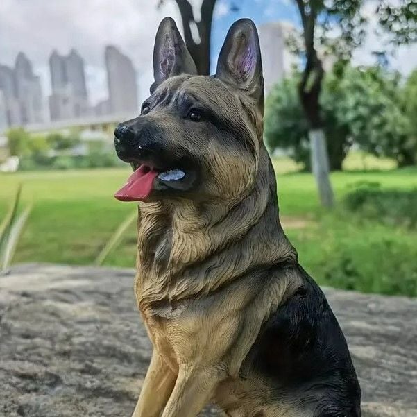 ガーデンオーナメント ジャーマンシェパード おしゃれ かわいい